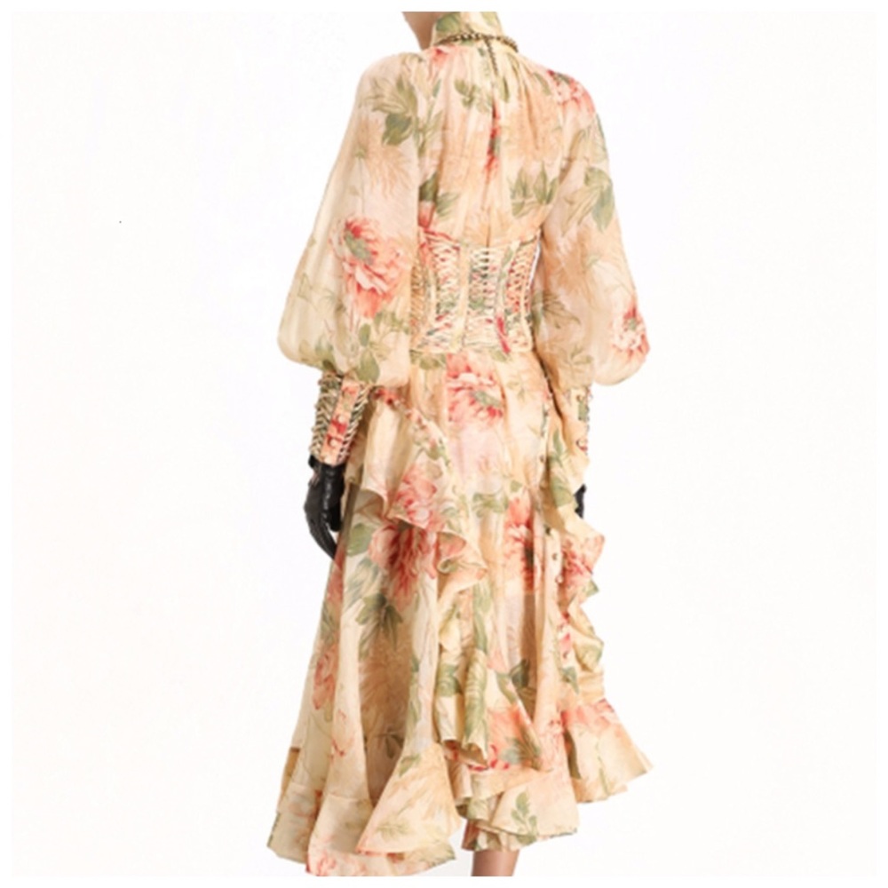 The RACHIL Floral Corset Dress - Picture 4 of 9